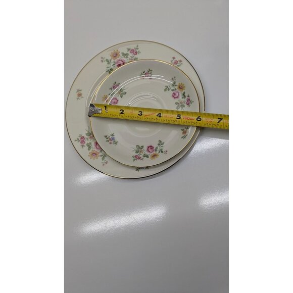 Thomas Rosenthal Germany Floral Trio Set With Gold Trim - Cup Saucer & Plate - Picture 13 of 16